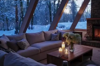 create relaxing rain meditation videos with natural sounds, binaural beats