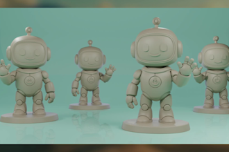 create custom 3d character model and figurine for 3d printing