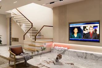 design laundry room, bathroom and mudroom interiors with realistic 3d rendering