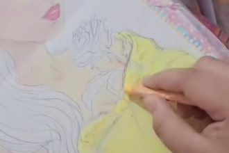 create asthetic handmade drawings