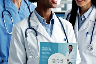 design a professional medical flyers brochure at cheap price
