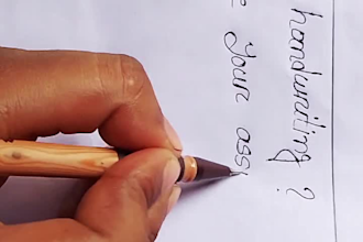 do neat handwriting for assignments and notes