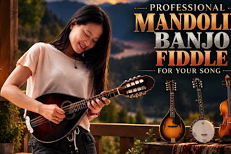 record mandolin banjo and fiddle for your song