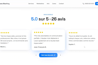 create a professional website with anything you want