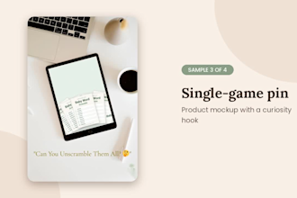 design pinterest pins for your etsy or digital product shop