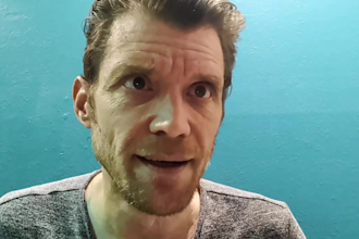 record a deep cinematic male voice over with gravitas