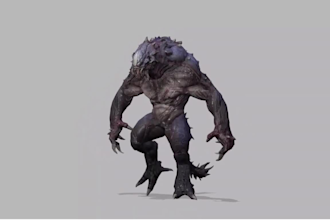 do 3d game character animation 3d rigging 3d modeling unreal engine unity game