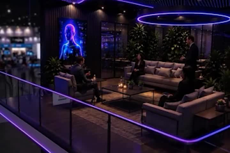 holographic 3d event visual exhibition and trade show led displays