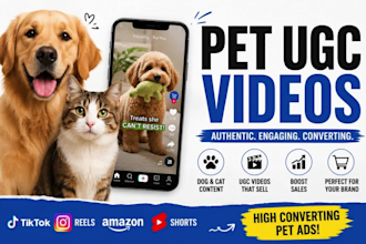 create pet ugc video for your pet