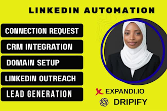 do linkedin automation outreach b2b marketing profile setup automation dripify