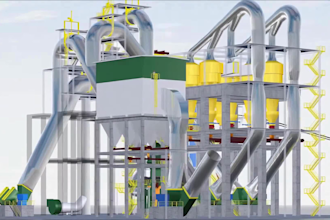 create 3d industrial animation mechanical machinery engineering visualization
