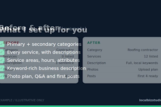 google business profile setup and optimization for contractors and trades