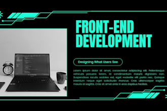 build responsive angular UI and fix frontend bugs