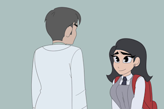 do clean up animation for your rough 2d animations, I can also add flat colours