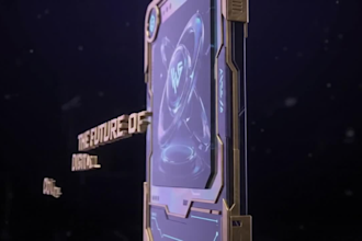 create 3d nft animation, nft trading card, crypto art collection and nft promo