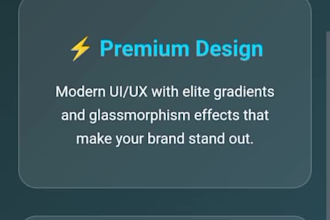 design a responsive HTML CSS landing page