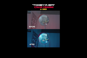 do professional color grading by senior colorist