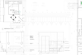 do exterior interior designs working drawings  wood work joinery details