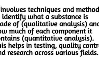 help with analytical chemistry tasks