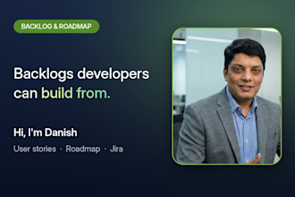 manage your product backlog, user stories and roadmap for your saas dev team