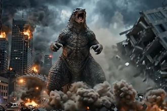 create cinematic ai generated movie trailer, ai short film, ai video animation