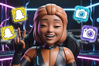 craft burnt peanut style 3d vtuber filter for snapchat streaming