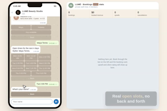 build a custom telegram bot for bookings, orders or support