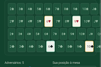 provide a poker script for browser and mobile