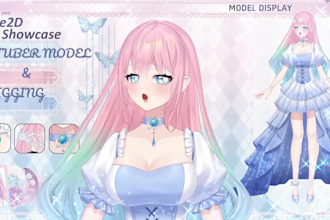 design and rig male or female live2d vtuber model debut ready vtube studio