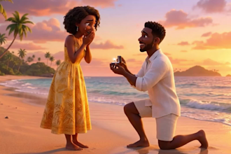 create 3d ai proposal video, pixar style animation and cinematic storytelling