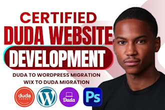 build and design duda website duda SEO optimation duda website with duda buider