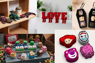create custom fidget clicker keychain 3mf and stl models ready for 3d printing