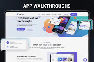 create a saas demo video software explainer and app walkthrough