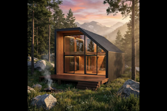 deliver 30 cabin and tiny house 3d models with renders