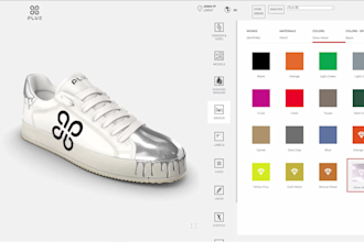 design realistic 3d shoe model glb file for your product configurator website