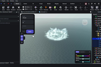create custom roblox vfx, sound design, roblox ui, sfx, scripter, combat system