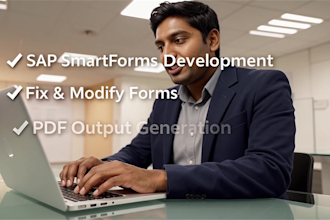 create sap smartforms, adobe forms, and PDF layouts in abap