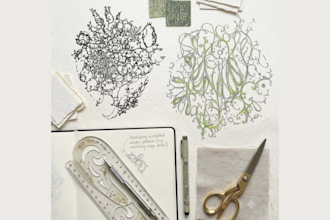 make really detailed and unique floral arts and patterns