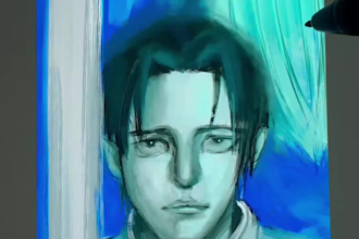 paint an atmospheric painterly anime portrait commission