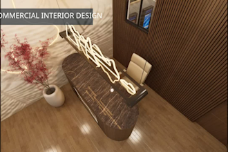 create sketchup 3d model commercial interior and exterior
