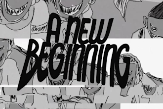 create full trippy animated lyrics video hand draw