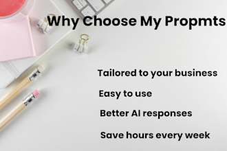 create custom chatgpt prompts for your business