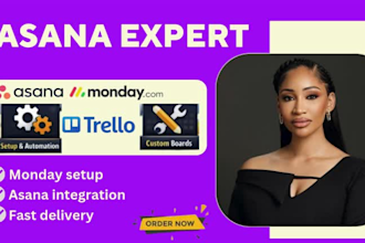 do asana setup monday com setup and trello setup