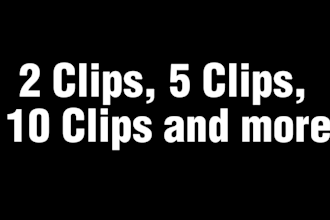 merge, trim and add background audio to videos