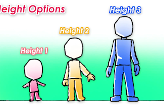 draw chibi or semi chibi styled characters