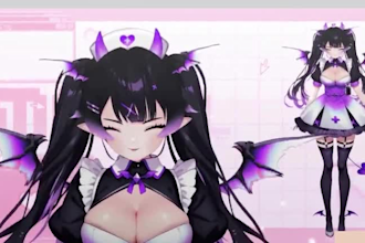 vtuber model live2d rigging 3d vtuber model live2d model for vtube studio vrm