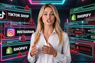 setup tiktok shop ig shop facebook shop tiktok shop automation for shopify store