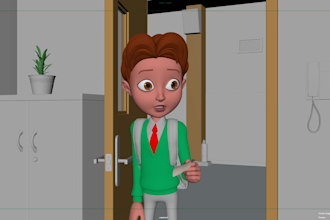 3d charecter animation in maya or blender