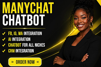 setup manychat chatbot manychat automation instagram, whatsapp, facebook