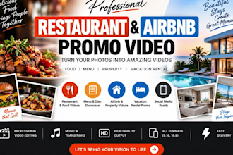 restaurant food airbnb property promo video listing video vacation rental dutch